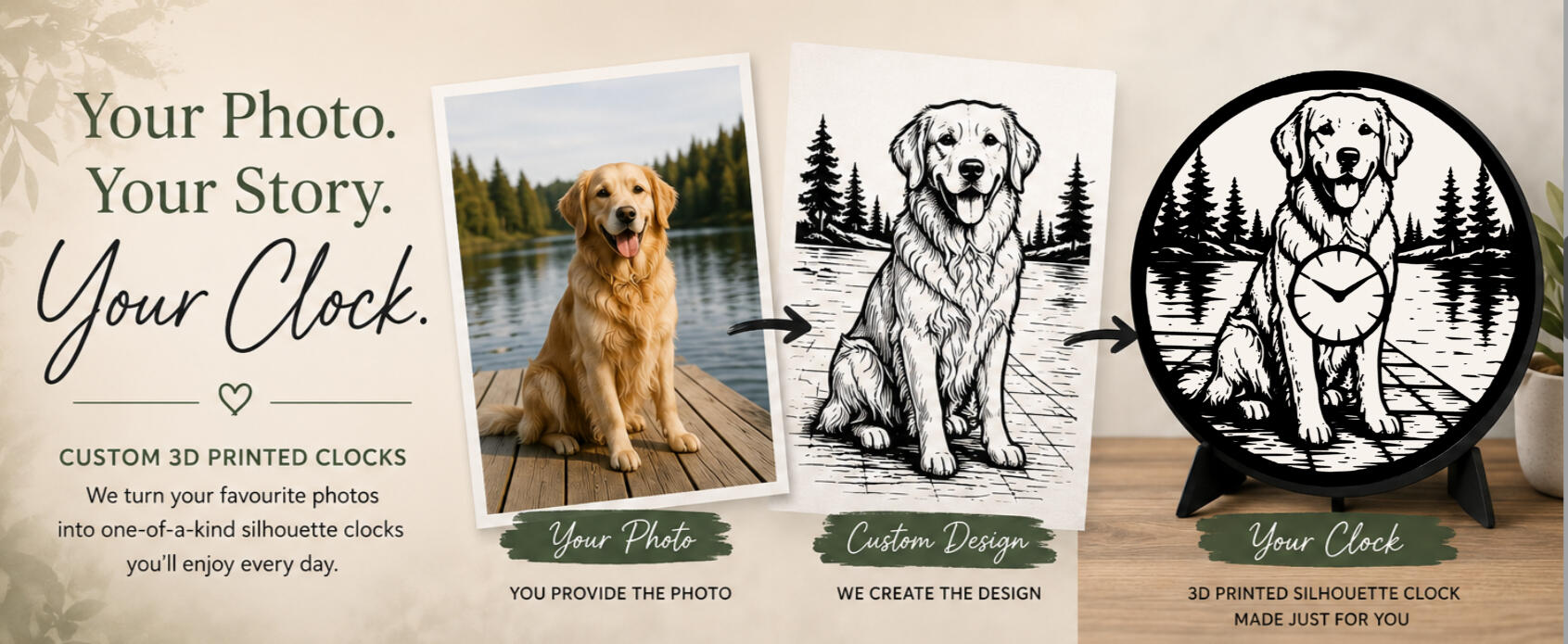 PHOTO TO DESIGN CLOCKS