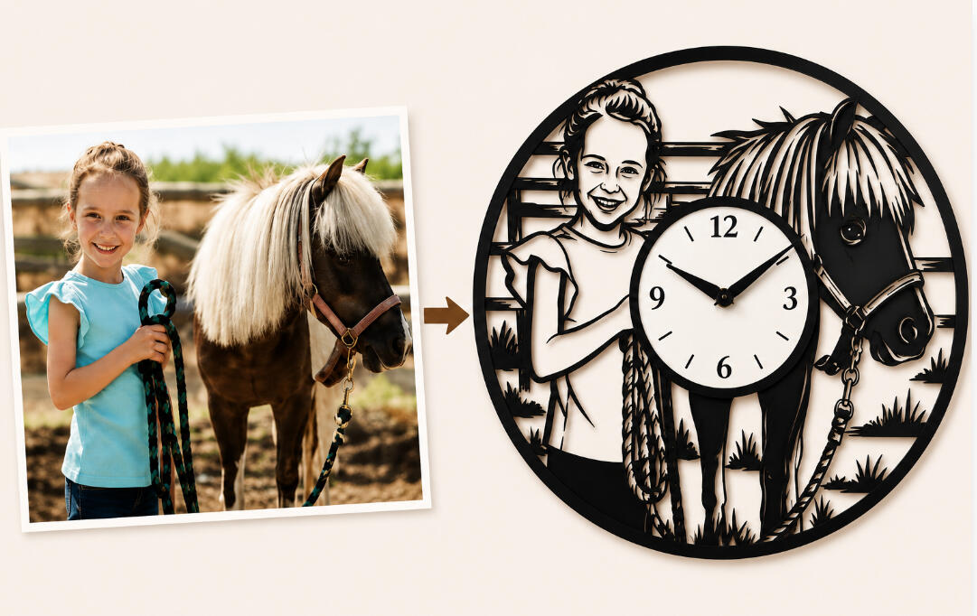 Photo to Design Clocks