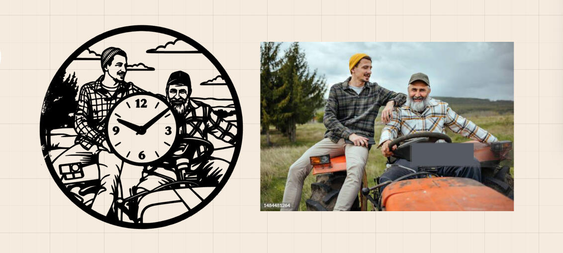 Photo to Design Clocks