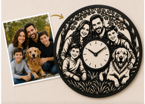 Photo to Design Clocks