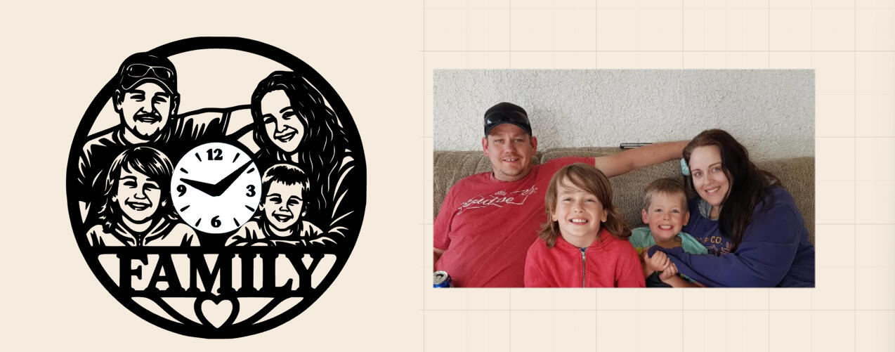 Photo to Design Clocks